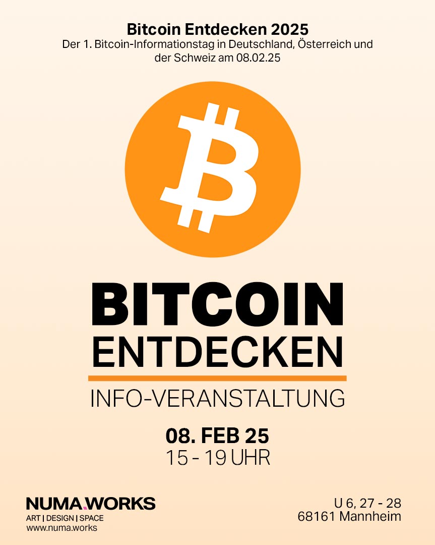 Bitcoin Entdecken 2025 Plakat